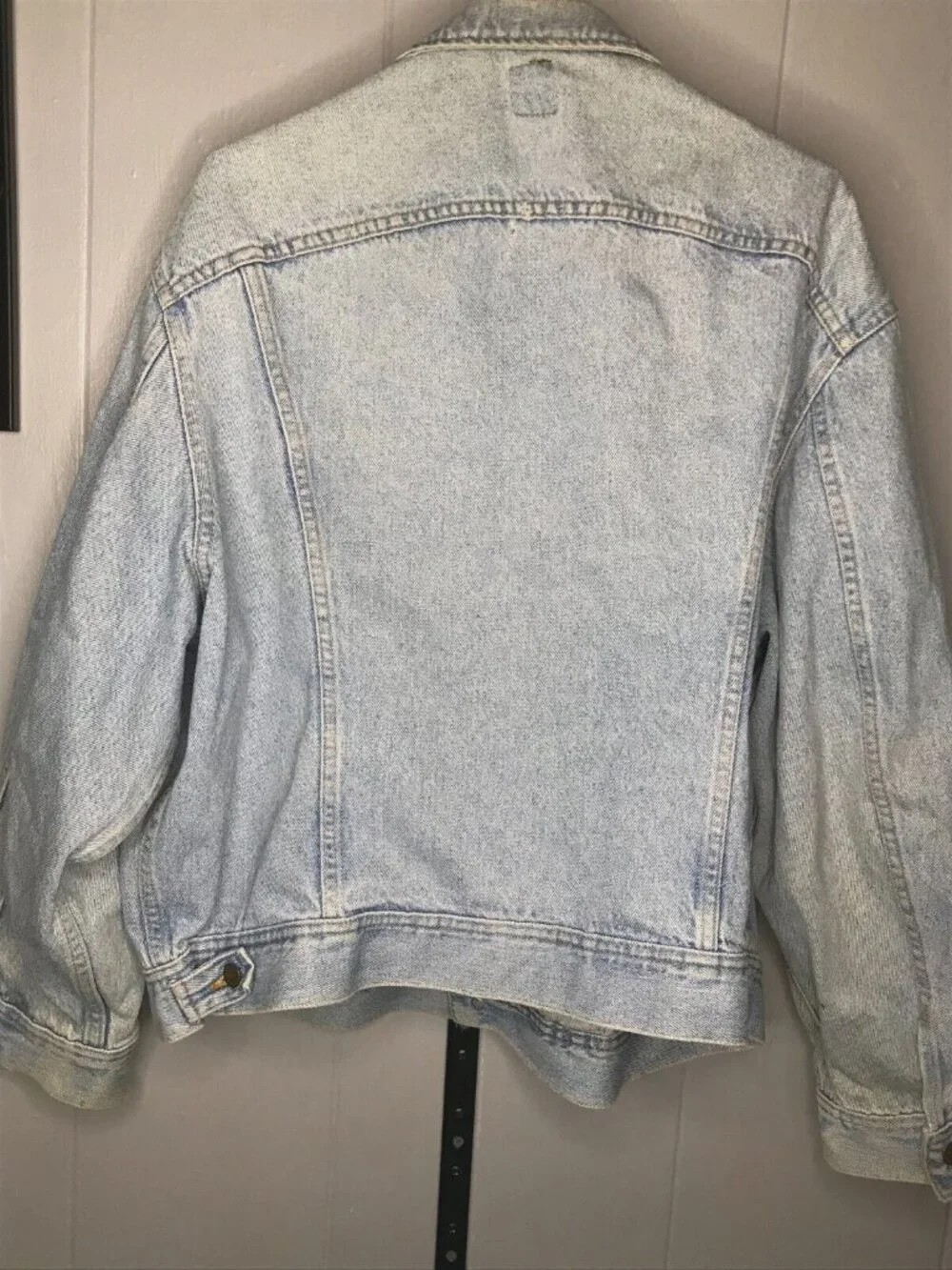 Vintage 70s LEE M.R Riders Jacket PATD-153438 USA Light-Wash denim sz XL
